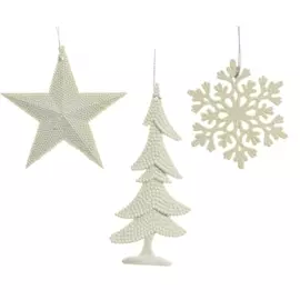 Игрушка елочная Kaemingk 11 см белый в ассортименте