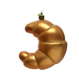Игрушка елочная Kaemingk круассан 3,5x12 см