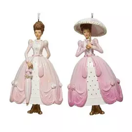 Игрушка елочная Kaemingk леди 8х19 см в ассортименте