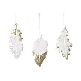 Игрушка елочная Kaemingk Листик в ассортименте