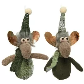 Игрушка елочная Kaemingk олень 20 см в ассортименте