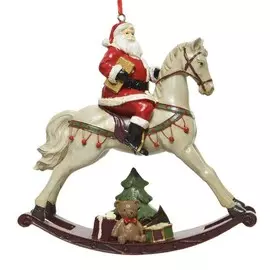 Игрушка елочная Kaemingk санта 4х14 см