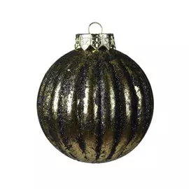 Игрушка елочная Kaemingk шар 8 см золотой