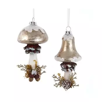 Игрушка елочная Kurt S.Adler грибочек 13 см в ассортименте