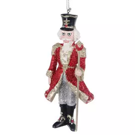 Игрушка елочная Kurt S. Adler рубиновый Щелкунчик 12,5 см