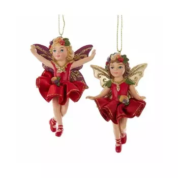 Игрушка елочная Kurt S. Adler сахарная фея 9см (E0946) в ассортименте