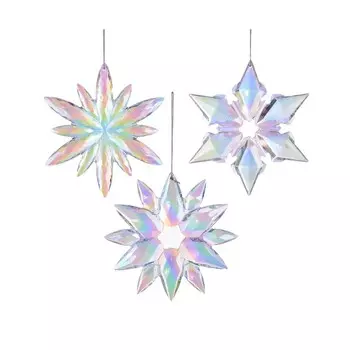 Игрушка елочная Kurt S. Adler снежинка 12см (J4763IR) в ассортименте