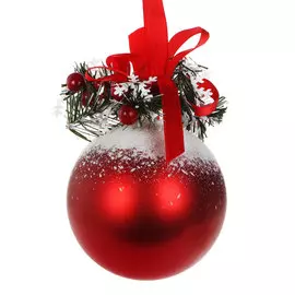 Игрушка елочная Weiste Шар с декорацией 8,5 см