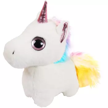 Игрушка мягкая Abtoys Единорог белый 18 см