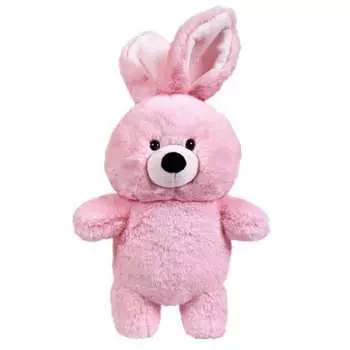 Игрушка мягкая ABtoys кролик розовый 27 см