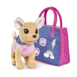Игрушка мягкая Chi Chi Love Городская мода Собачка с сумочкой 5893244