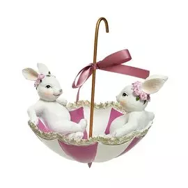 Игрушка на елку Kaemingk зайчики 15х20х20 см