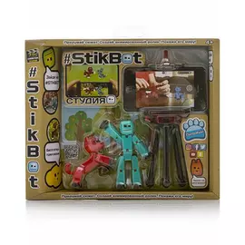 Игрушка stikbot студия с питомцем