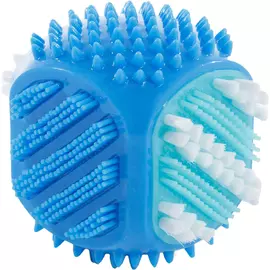 Игрушка-зубная щетка для собак TRIOL Куб из термопластичной резины 8 см