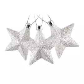 Игрушки новогодние Weiste звёзды и шары 3 шт