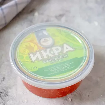 Икра форелевая Риф без консервантов, 180 г