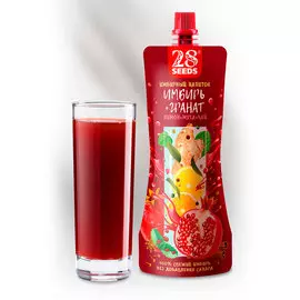 Имбирный напиток 28 Seeds имбирь+гранат, 250 мл