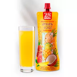 Имбирный напиток 28 Seeds имбирь+кокос, 250 мл