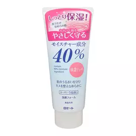 Интенсивно увлажняющая пенка для умывания Rosette 40% увлажнения с растительными экстрактами и нежным ароматом белых цветов 168 г