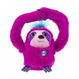 Интерактивная игрушка 1Toy Ленивец розовый