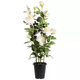 Искусственное растение Tianjin желтая роза в кашпо 102 см