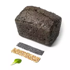 Изделие зерновое Grechkabread Уголёк маковый 450 г