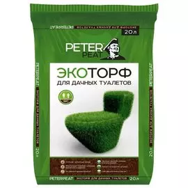 Эко торф Peter Peat для дачных туалетов 20 л