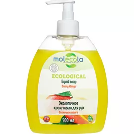 Экологичное крем-мыло для рук Molecola Солнечное манго 500 мл