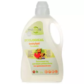 Экологичный гель Molecola Pure Sensitive для стирки детского белья 1.5 л