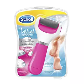 Электрическая роликовая пилка Scholl Velvet Smooth розовая