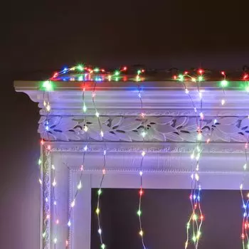 Электрогирлянда Best Technology занавес 1440 LED разноцветный со стартовым шнуром