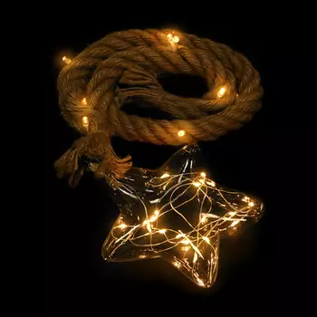 Электрогирлянда Boltze Звезда LED 10 см на батарейках