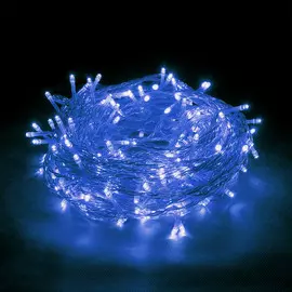 Электрогирлянда-конструктор Vegas Занавес синий 6 нитей 1х4 м