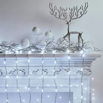 Электрогирлянда Reason 880 LED Занавес для улицы 100х800 см, со стартовым шнуром