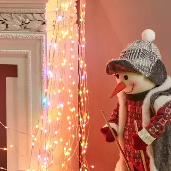 Электрогирлянда Reason app 600 LED цветная уличная со стартовым шнуром