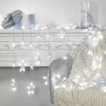 Электрогирлянда Reason Звезды 360 LED холодный белый + синий (вспышка)