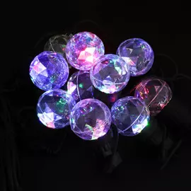 Электрогирлянда уличная Yu long technology черный кабель