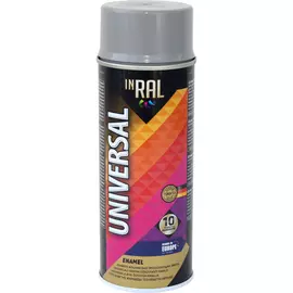 Эмаль аэрозольная INRAL Universal Серая RAL7024 400 мл 26-7-6-007