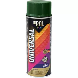 Эмаль аэрозольная INRAL Universal Зеленый мох RAL6005 400 мл 26-7-6-041