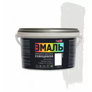 Эмаль акриловая Palizh глянцевая белый 2,5 кг
