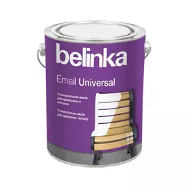Эмаль Belinka Email Universal B3 Белая глянцевая 2,7 л