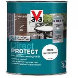Эмаль V33 direct protect белая 2,5л