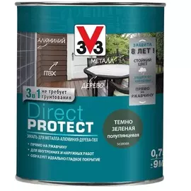 Эмаль V33 direct protect темно-зеленая 2,5л