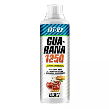 Энергетик Fit-Rx Guarana 1250 вишня 500 мл