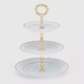 Этажерка 3-х ярусная Thun 1794 Constance отводка золото