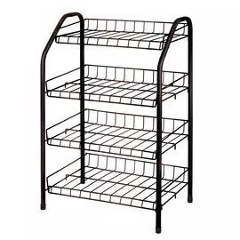 Этажерка для обуви НИКА ЭТ2 4 полки медная 46х28х70 см