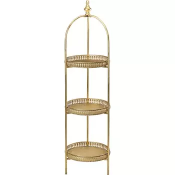 Этажерка Glasar Алжир трёхъярусная 36х35х128