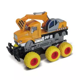 Экскаватор Funky Toys с краш-эффектом