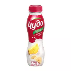 Йогурт Чудо Ананас, банан 2,4% 270 г