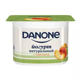 Йогурт Danone c персиком 2,9% 110 г